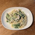 クックS3YFKA☆'s cooksnap of when they made [漢のまかない] クリームパスタ.