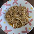みちばたの花's cooksnap of when they made もやしと豚ひき肉のピリ辛味噌丼.