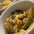 MULA's cooksnap of when they made ワンタンの皮でゴーヤチャンプルー.