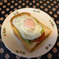 龍青空ママ's cooksnap of when they made アメリカの朝食✿アボカド・トースト.