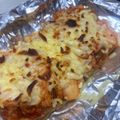 Ｒ's cooksnap of when they made 厚揚げのあつあつキムチチーズ.