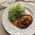 Ruriluru's cooksnap of when they made ふっくら肉厚♡和風おろしポン酢ハンバーグ.