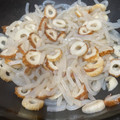 ichi_futa's cooksnap of when they made ＊つきこんにゃくとちくわのきんぴら＊.