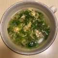 ピーナッツ子♪'s cooksnap of when they made 夏バテ予防☆モロヘイヤでフワフワかき玉汁.