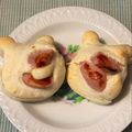 みるくるみ's cooksnap of when they made 薄力粉で簡単ウインナーとチーズのパン.