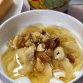 ☆あいちゃん's cooksnap of when they made バナナとナッツの蜂蜜ヨーグルト๑^^๑♡.