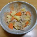 55才のおじさん's cooksnap of when they made ひき肉で簡単☆そぼろ肉じゃが.