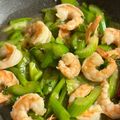 ame-ikuru's cooksnap of when they made 簡単、早い！セロリとエビの中華風炒め♪.