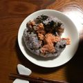 Ruriluru's cooksnap of when they made 鮭フレークでチュモッパ♡.