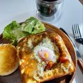 Ri→chan's cooksnap of when they made 残ったカレーで♪ エッグカレートースト♡.