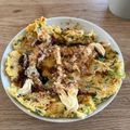 mivako's cooksnap of when they made ビニール袋で混ぜるだけおからお好み焼き.
