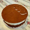 ばなな's cooksnap of when they made クリームチーズ♡ティラミス　ケーキ.