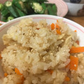 Remtan's cooksnap of when they made 油揚げと生姜の炊きこみご飯（おこわ）.