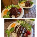 ダッフィーニーうに's cooksnap of when they made ♪ランチタイムni我が家のロコモコ丼♪.