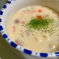 chocoraママ's cooksnap of when they made シーフードミックスで豆乳クラムチャウダー.