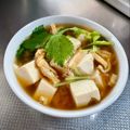 azbjbn's cooksnap of when they made 油揚げと豆腐と三つ葉のお味噌汁.