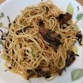 くまわかば's cooksnap of when they made 舞茸の和風パスタ.