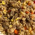 ame-ikuru's cooksnap of when they made 野菜ハンバーグの混ぜご飯.