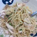 匡史さん's cooksnap of when they made おろしポン酢と柔らか鶏むね肉のパスタ.