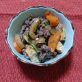 ﾁｲﾁｬﾝﾏﾏ's cooksnap of when they made ごはんすすみまくり～♪厚揚げと牛肉の煮物.