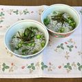 yesmama's cooksnap of when they made 1人ランチや朝食に☆小さなオクラしらす丼.
