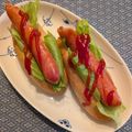 プルンバゴ's cooksnap of when they made たっぷりレタスのホットドッグ.
