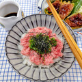 在宅勤務のおじさん's cooksnap of when they made 美味しすぎる☆ネギトロ丼&たれ☆.