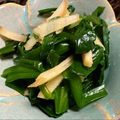 蜂蜜きなこ's cooksnap of when they made レンジで簡単♪にらのおひたし.