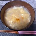 料理下手キョンさん's cooksnap of when they made わが家のお味噌汁＊大根と油揚げ＊.
