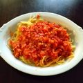 松ぼっくり。's cooksnap of when they made 【我が家の定番】鶏ミンチdeミートソース.