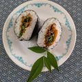プルンバゴ's cooksnap of when they made おにぎらず♪より簡単？折りたたみおにぎり.