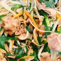 なつんこ★'s cooksnap of when they made 豚ひきとニラもやしのオイスター炒め.