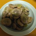 k08042ti's cooksnap of when they made そら豆のガーリック炒め.