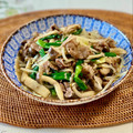 コムギ大好き's cooksnap of when they made 牛肉ともやしキノコのダシダ炒め.