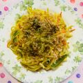 チェックのミニくま's cooksnap of when they made 初めての焼きそば【離乳食】.