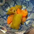 クックYZFAJO☆'s cooksnap of when they made ✿京風 万願寺とうがらしと揚げの煮浸し✿.