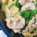 うめきちルーシー's cooksnap of when they made 豚バラ&ほうれん草の卵とじ!(^^)!.