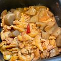shu's cooksnap of when they made 居酒屋おつまみ☆鶏皮の味噌煮込み.