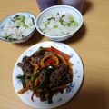 よちりん's cooksnap of when they made 牛肉とパプリカの甘辛炒め.