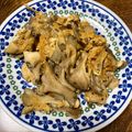 クックP5NNN7☆'s cooksnap of when they made 手早く1品☆舞茸とふんわり玉子の炒め物.