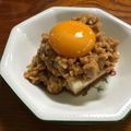 Ruriluru's cooksnap of when they made 納豆黄身奴.