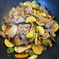 ミミコ＆キンジ's cooksnap of when they made ズッキーニと豚肉のオイスターソース炒め.
