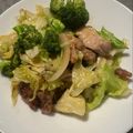 ちる村's cooksnap of when they made キャベツとブロッコリーのオイスター炒め.