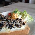 まみお✳'s cooksnap of when they made ひじき煮リメイクトースト.