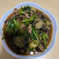 みるく大福's cooksnap of when they made 挽肉100ｇ☆ナスとほうれん草の中華炒め.
