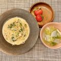 あいちー☻'s cooksnap of when they made ほうれん草とサーモンのクリームパスタ.