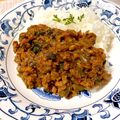 ぽろっとＱちゃん's cooksnap of when they made 我が家の丼☆キーマカレー丼・お弁当にも.
