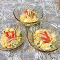 みぽぽ37's cooksnap of when they made カニカマとオクラと茹で卵のサラダ.