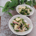 クックHG9V8Y☆'s cooksnap of when they made マヨごま和え♡水菜とりんご.