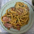 まーきゃん's cooksnap of when they made 冷凍うどん×バター醤油で簡単節約ランチ.